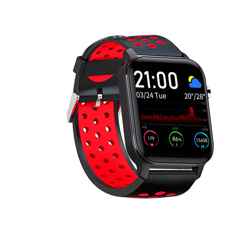 Smartwatch LEOTEC LESW55R 1,4" LCD 170 mah Rojo Negro Verde Negro, rojo